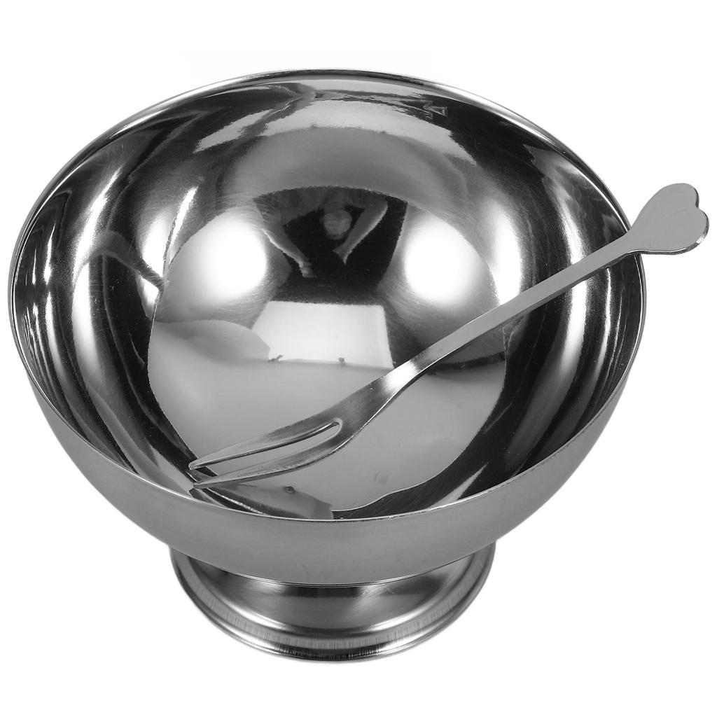 Stainless Steel Dessert Cup Snack Bowl Salad Displaying Decorate Mixing Ice Cream Household Tableware Candy