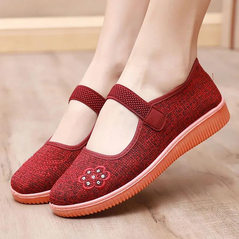 Damenschuhe Damen Casual Süßer Schnallenriemen Ballett Tanz Flache Schuhe Dame Cool Komfort Frühling & Sommer Büroschuhe ab212