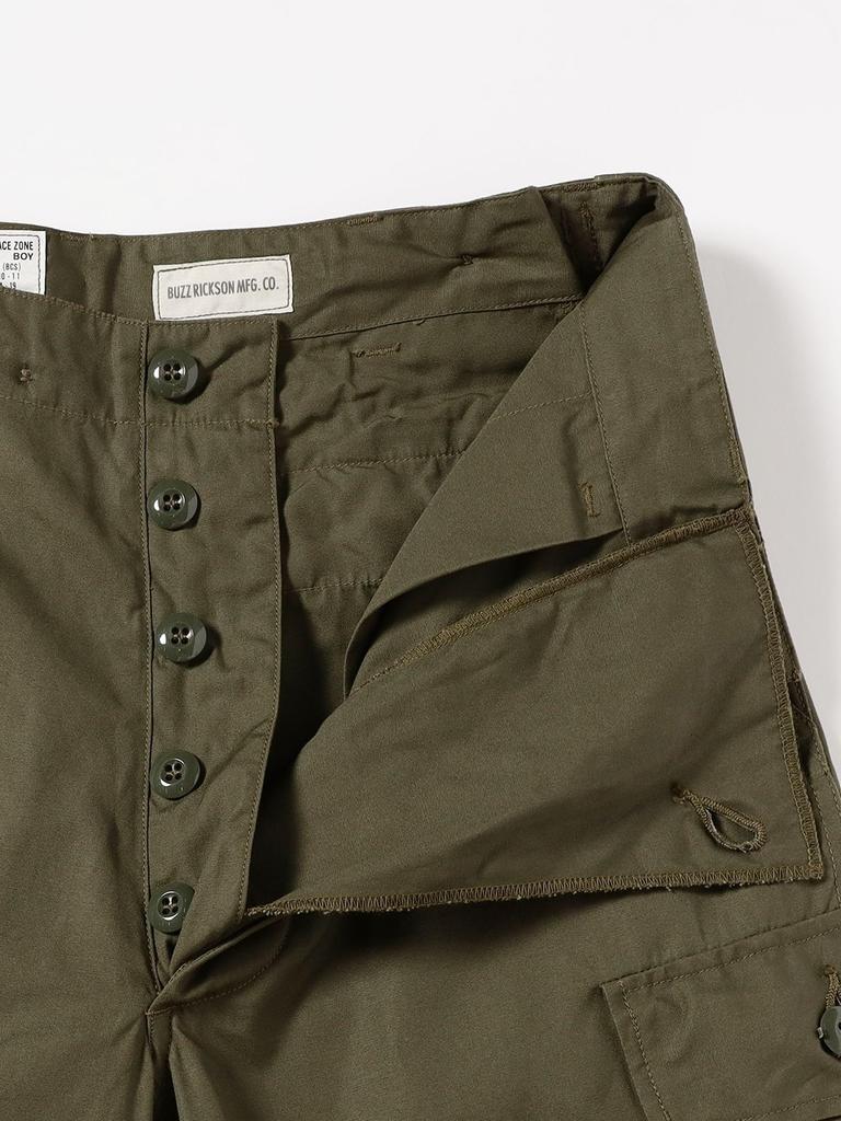 Beams Boy BUZZ RICKSON'S Women's Poplin Army Pants, Olive Free, 13240134086