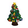 Felt Christmas Tree with Detachable Ornaments LED Lights Ideal Xmas Gift DIY Craft for Kids Holiday Home Decor