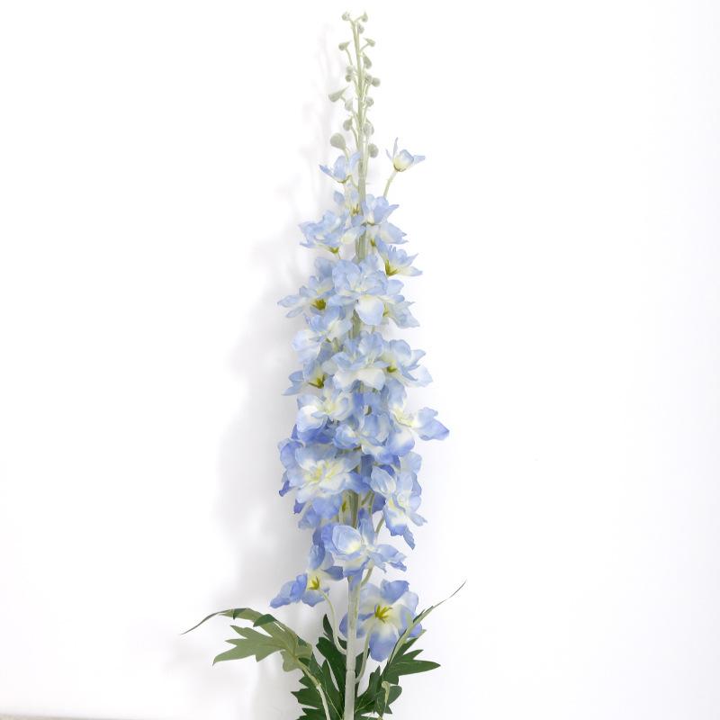 Simulation of Delphinium, Floor-to-ceiling Indoor Home Plastic Flower Ornament Living Room