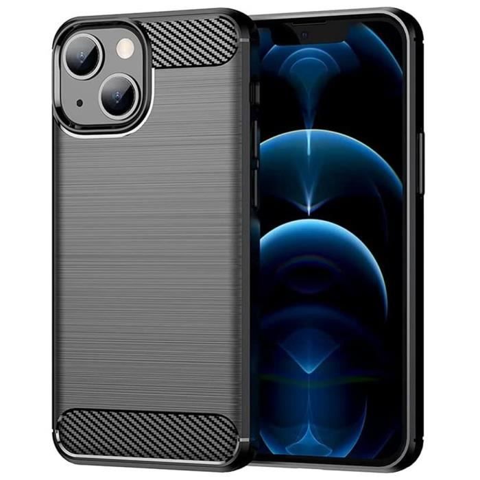 Coque tpu noir pour iphone 13 mini (5.4'')