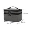 Strong Medicine Case Reinforced Handle Waterproof 900D Fabric 2Layered Compartments Medicine Box for Home Office