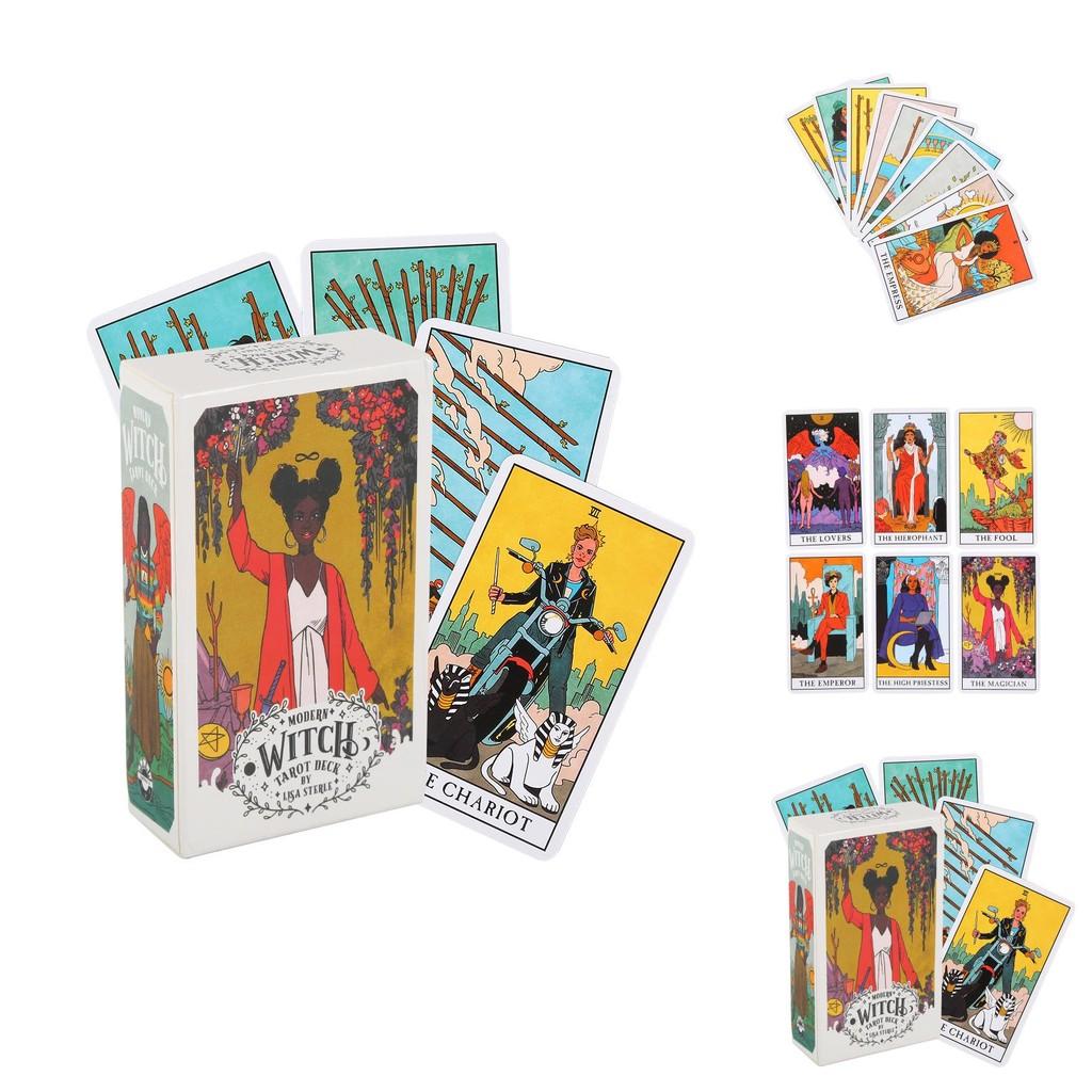Lisa Sterle's Modern Witch Tarot Deck Stunning Copperplate Paper Cards For Divination And Reflection