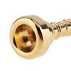 3C 5C 7C Plated Copper Alloy Professional Trumpet Mouthpiece with Rich Tone Gold / Silver
