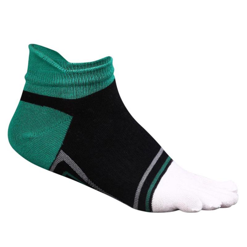 Five Finger Sport Socks Cotton Soft Sock Toe Ankle Cycling Camping Running Socks