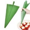 Squeeze Flower Bag DIY Decorative Multiple Sizes Green Color Silicone Cream Pastry Lcing Piping Bag for Bakery