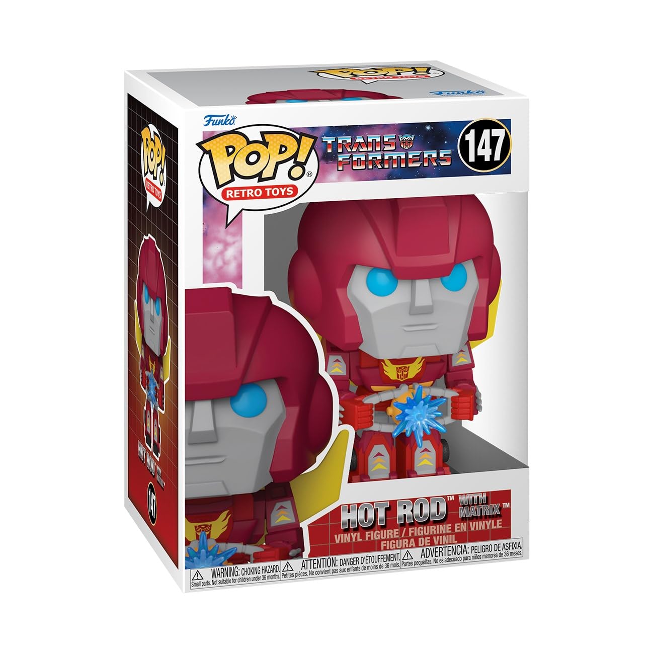 

Funko Pop Transformers Hot Rod with the Matrix Transformers Classic Collectible Vinyl Figure Gift Idea Official Merchandise Toy for Kids Adults Fans