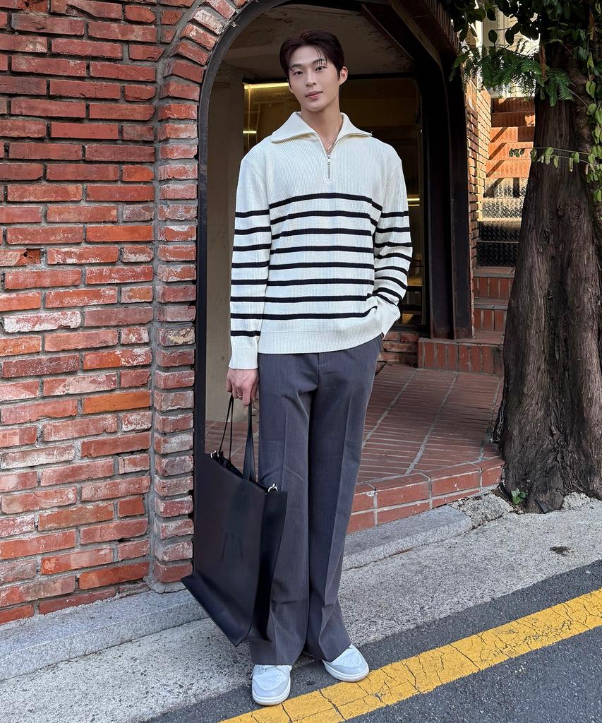 MINDBRIDGE [On][Select Zip-Up Or Round Neck] Hacci Knit Oversized Daily Knit - 6 Colors