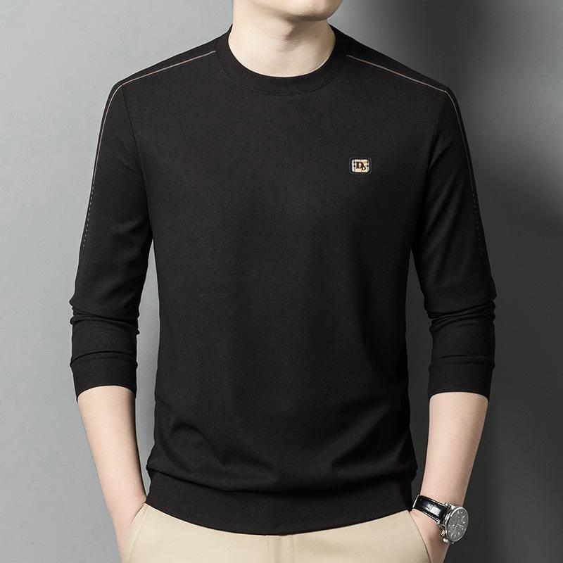 

Толстовка с капюшоном для мужчин, новая осенняя мода, повседневная мужская футболка с круглым вырезом и длинным рукавом, базовая 190/4XL