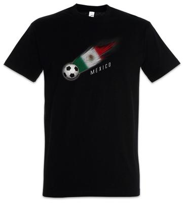 Mexico Football Comet I T-Shirt Mexican Soccer Flag Banner World Championship