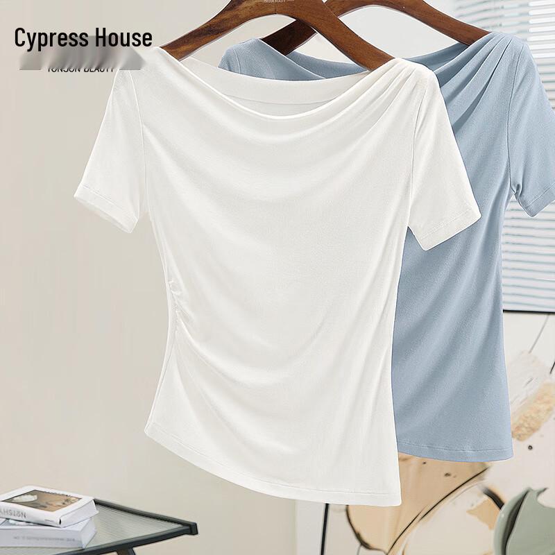 Siboshe Women s Slim-Fit Short-Sleeve T-Shirt S
