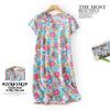 Plus size Estate Donna Camicia da notte Manica corta Simpatico cartone animato pigiameria dolce O Collo Camicie da notte Pigiama Pigiama da donna in cotone