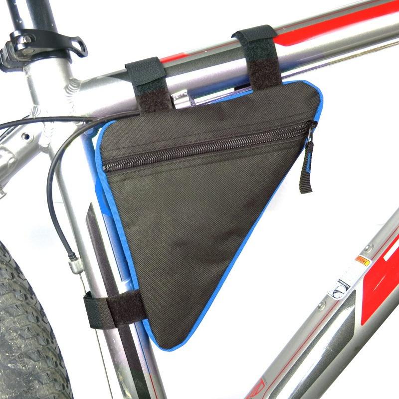1Pc Bicycle Triangular Bag, Beam Bag, Quick-release Mountain Bike Front Bag, Riding Gear Accessory Bag