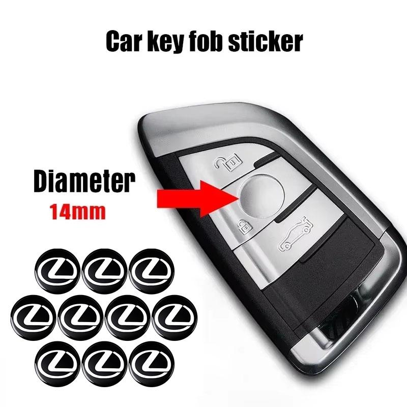 New 14mm Car Shell Remote Key Emblem Sticker Badge Emblem for Lexus 250 300 RX 300 350 US 200 GX 400 460 LX GS450H GS350 ES 350 300H NX300