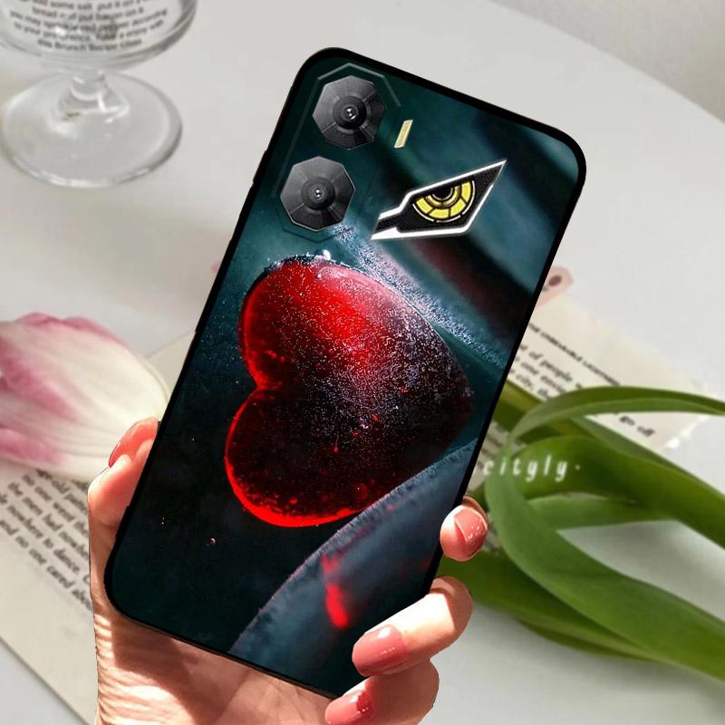 Soft Back Cover For ZTE Nubia Neo 3 5G Z2464N Phone Case Cool Wolf Lion Silicone Black TPU Funda For Nubia Neo3 Protective Shell