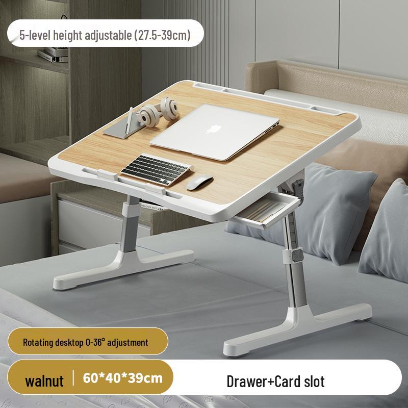 Adjustable Laptop and Reading Desk – Bedside Table for Study & Office