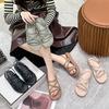 Sandals Women's Summer Flat Heel Soft Bottom Temperament Roman Shoes Beach Shoes
