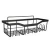 Shower Shelves Metal Space Saving Anti Deformation Wall Mounted Adhesive Shower Caddy for Bathroom Toilet