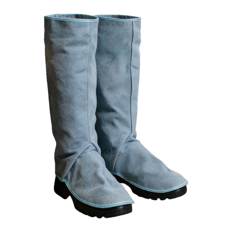 Heat Resistant Industrial Leather Welding Spats Foot Shield Guards Covers For Maximumly Safety In High Risk Areas 2 Pack