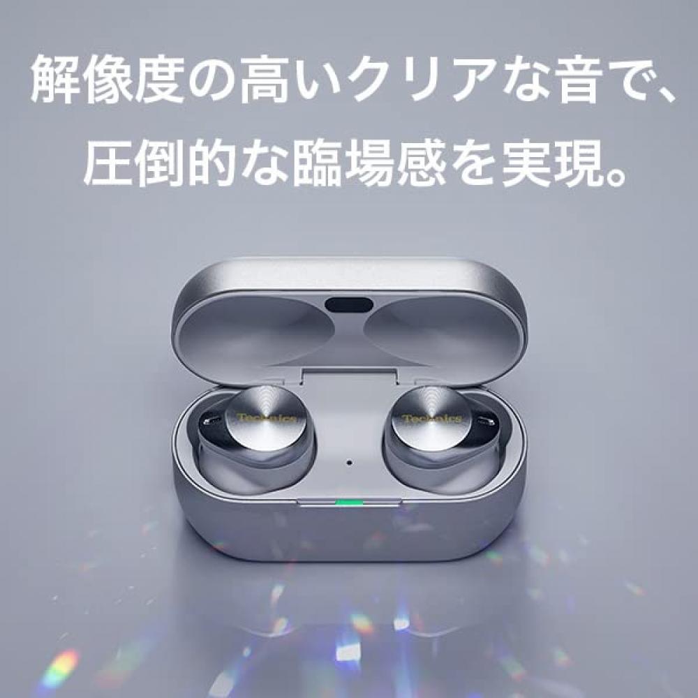 Panasonic Technics Wireless Earphones EAH-AZ80-K Black Bluetooth Noise Canceling 3 Units Multi-point IPX4 LDAC Compatible High Resolution Sound Qualit