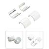 4pcs Conversion Shims Spacer 22mm 7/8Inch To 28mm 1-1/8Inch Handlebar Risers Clamp Shims Adapter Motorbike Metal Reducer