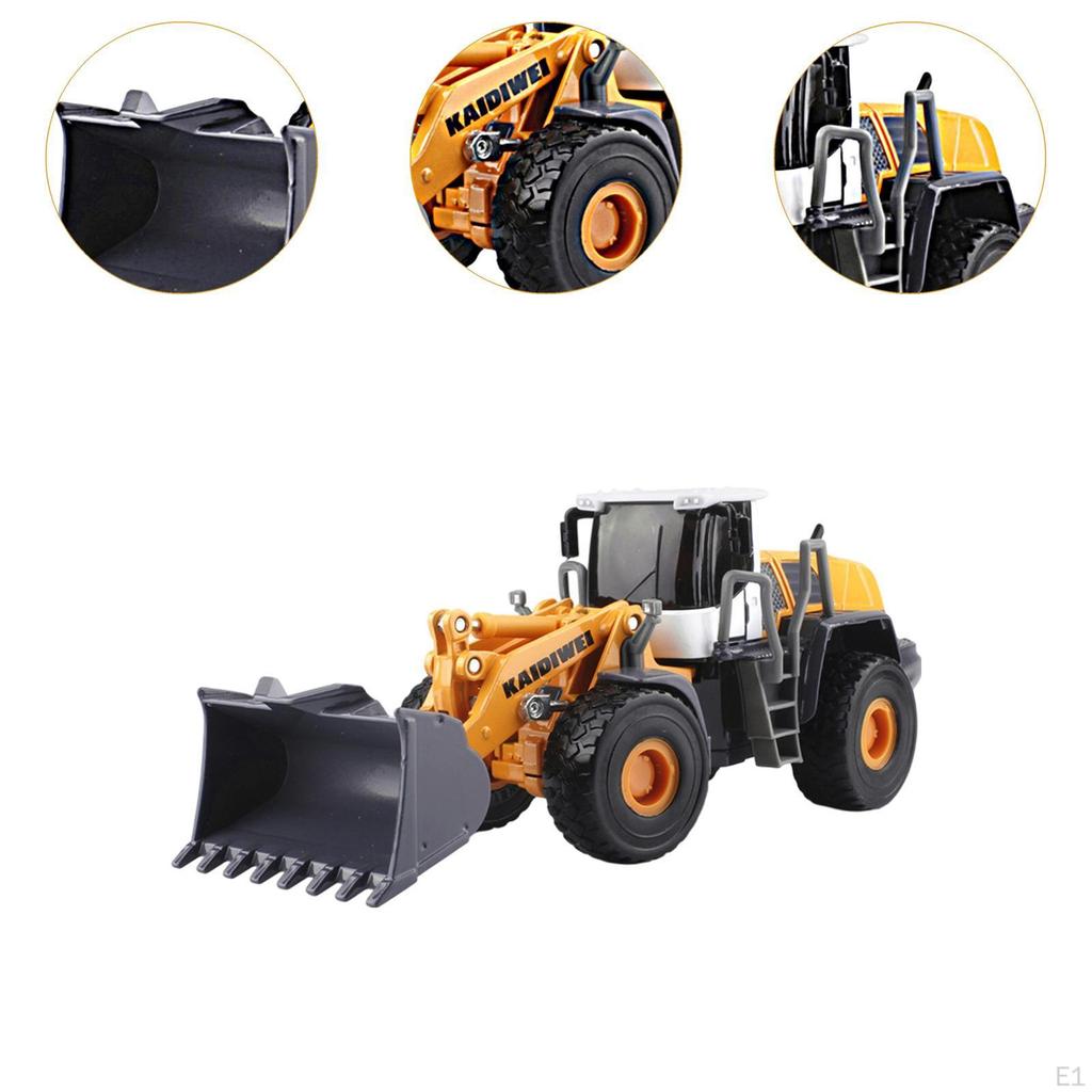 1/50 Scale Wheel Loader Toy Engineering Vehicle Toy, High Detail Collection Warehouse Truck