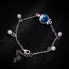 Koreanisches Neues Katzenaugenstein Fuchs Pfau Schwan Eule Tier Armband Offenes Armband für Frauen