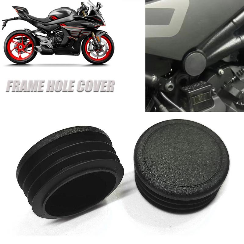 

2PCS Motorcycle Frame Hole Cover Caps Plug Decorative Frame End Caps For CFMOTO 450SR 450SS 450SRS 450NK 450CLC 2024 CF