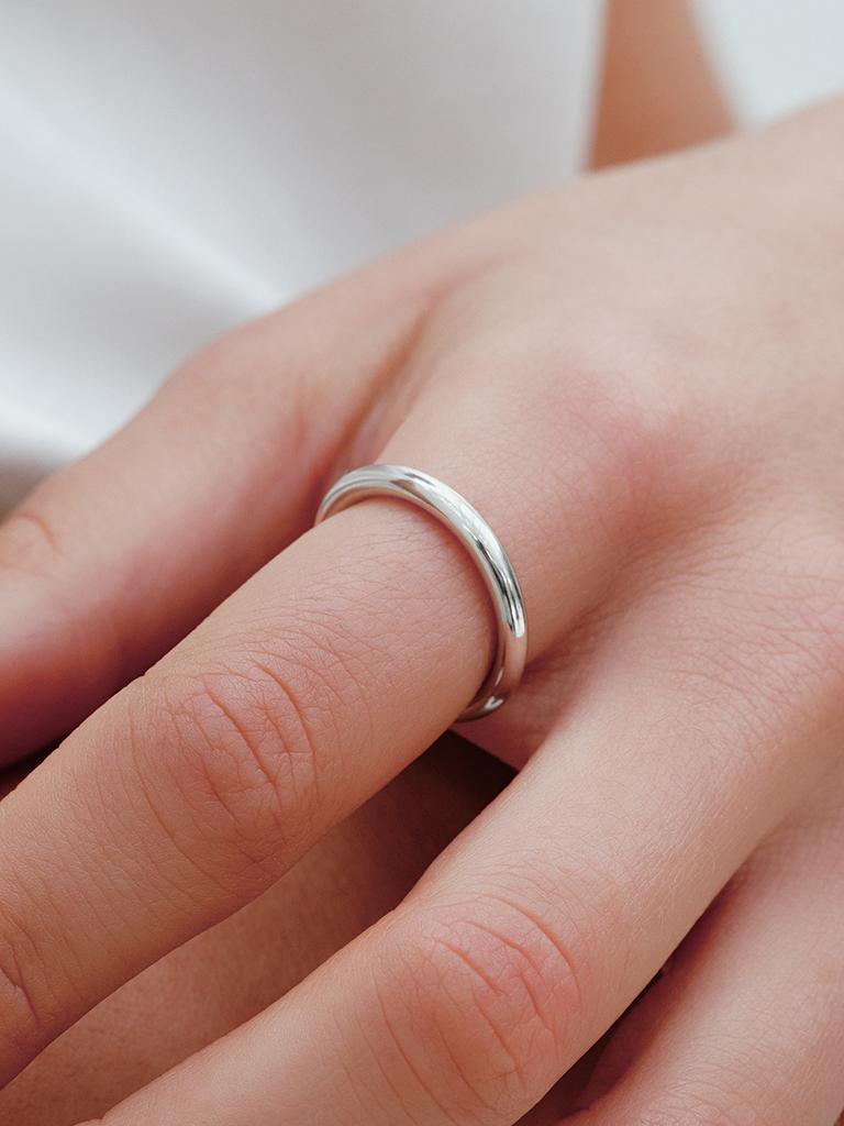 Lunne Silver 925 2.5Mm Comfort Round Ring #Lsr36 (B Type)
