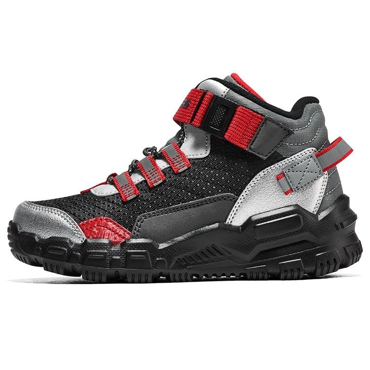 (GS) Skechers Adventure Track Black Grey Red Kids 405230L-BKMT EU 32