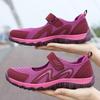New Women's Walking Shoes, Lightweight and Breathable Mesh Dancing Shoes, Mom's Flat Bottom Anti Slip Walking Shoes, 2025 Summer