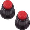 Patio Gas Heater Pulse Ignition Switch 2 Piece Replaceable Red Cap Set