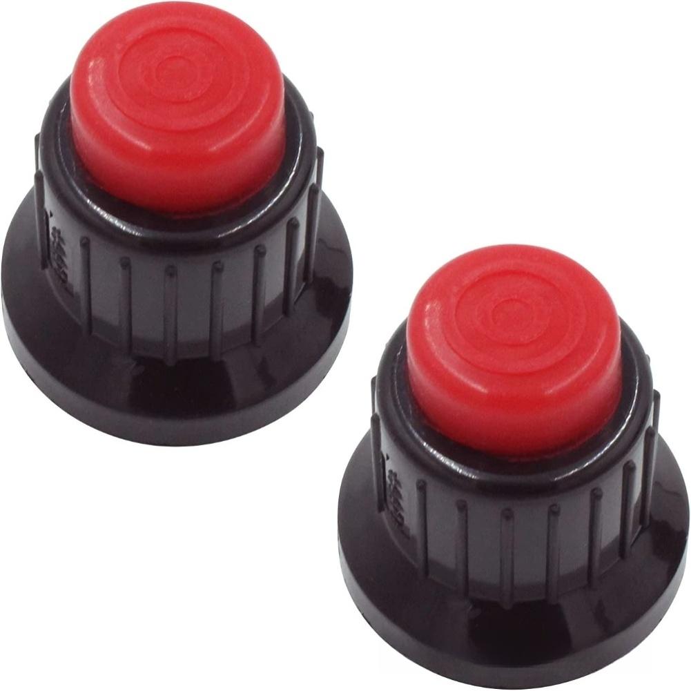 Patio Gas Heater Pulse Ignition Switch 2 Piece Replaceable Red Cap Set