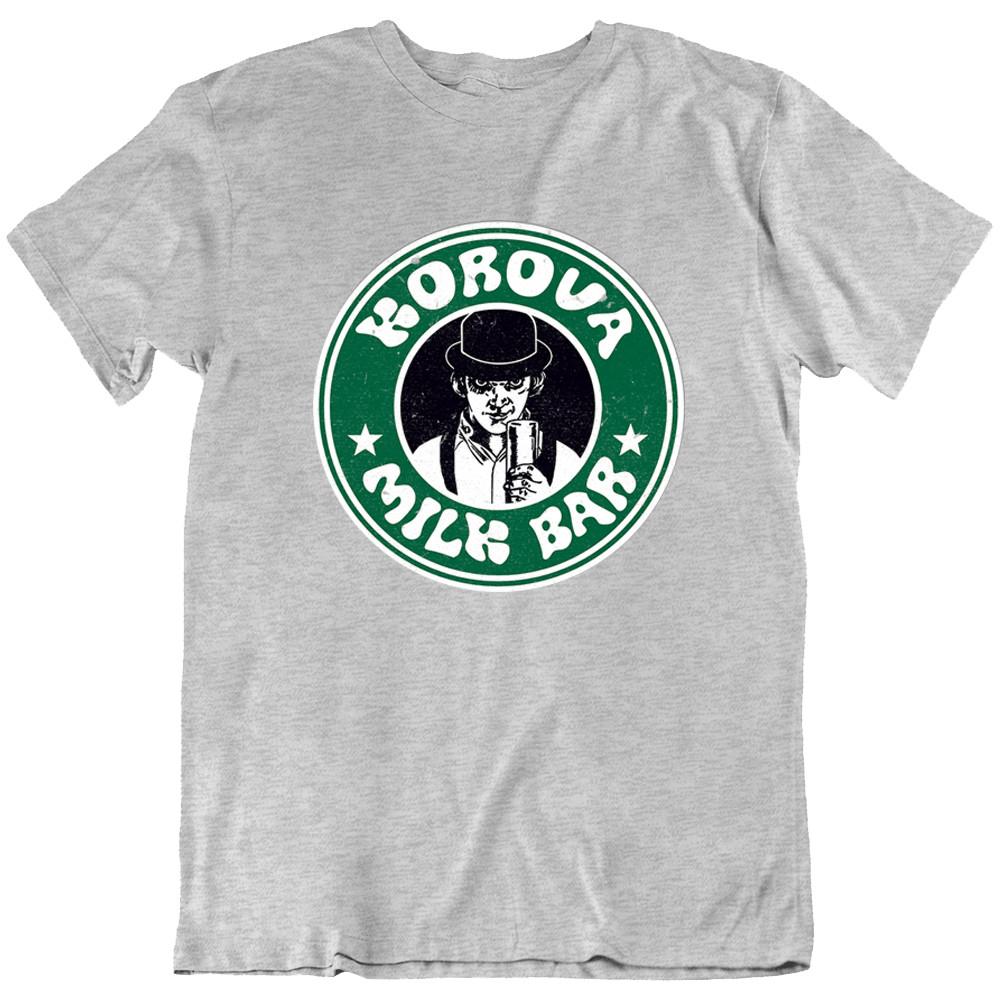 Clockwork Orange Film Korova Milk Bar Alex Retro Funny T-shirt Tee Gift New