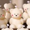 3D Cute Bear Silicone Candle Mold DIY Animal Ornaments Craft Gifts Making Aromatherapy Soap Plaster Resin Casting Molds Home Dec