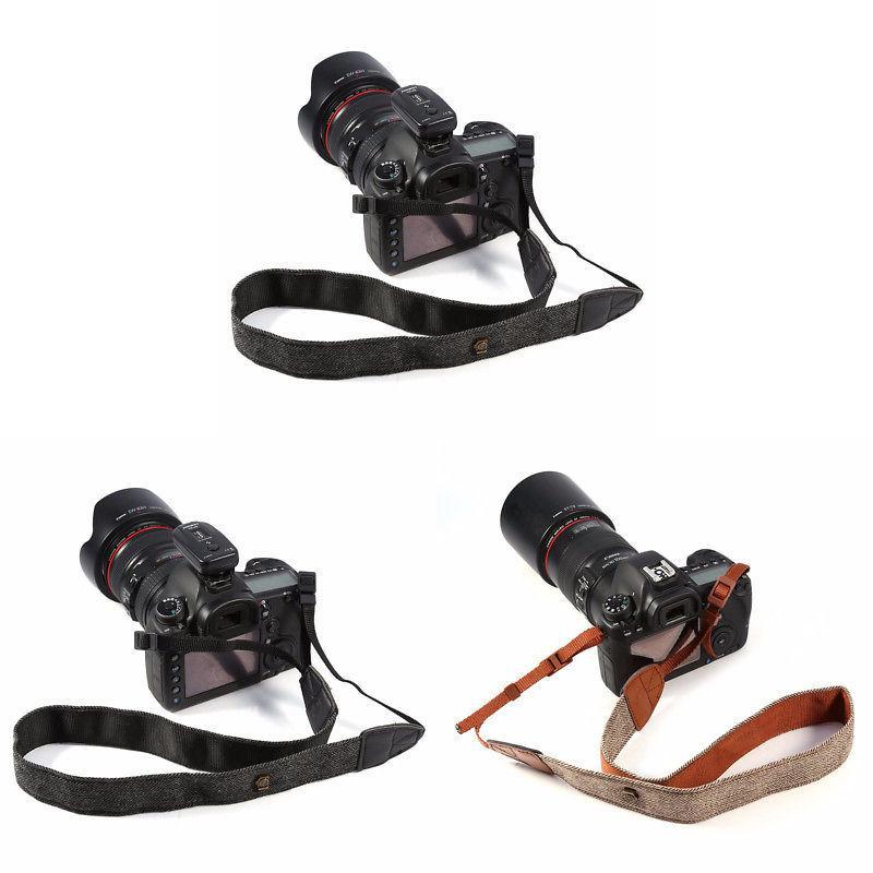 Kamera Baumwoll-Schultergurt für DSLR-Kameras mit verstellbarer Länge für komfortable Fotografie