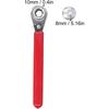 HHO-Easy To Carry And Store Compact Size Battery Terminal Wrench 8Mm+ 10Mm Ratchet Functionality