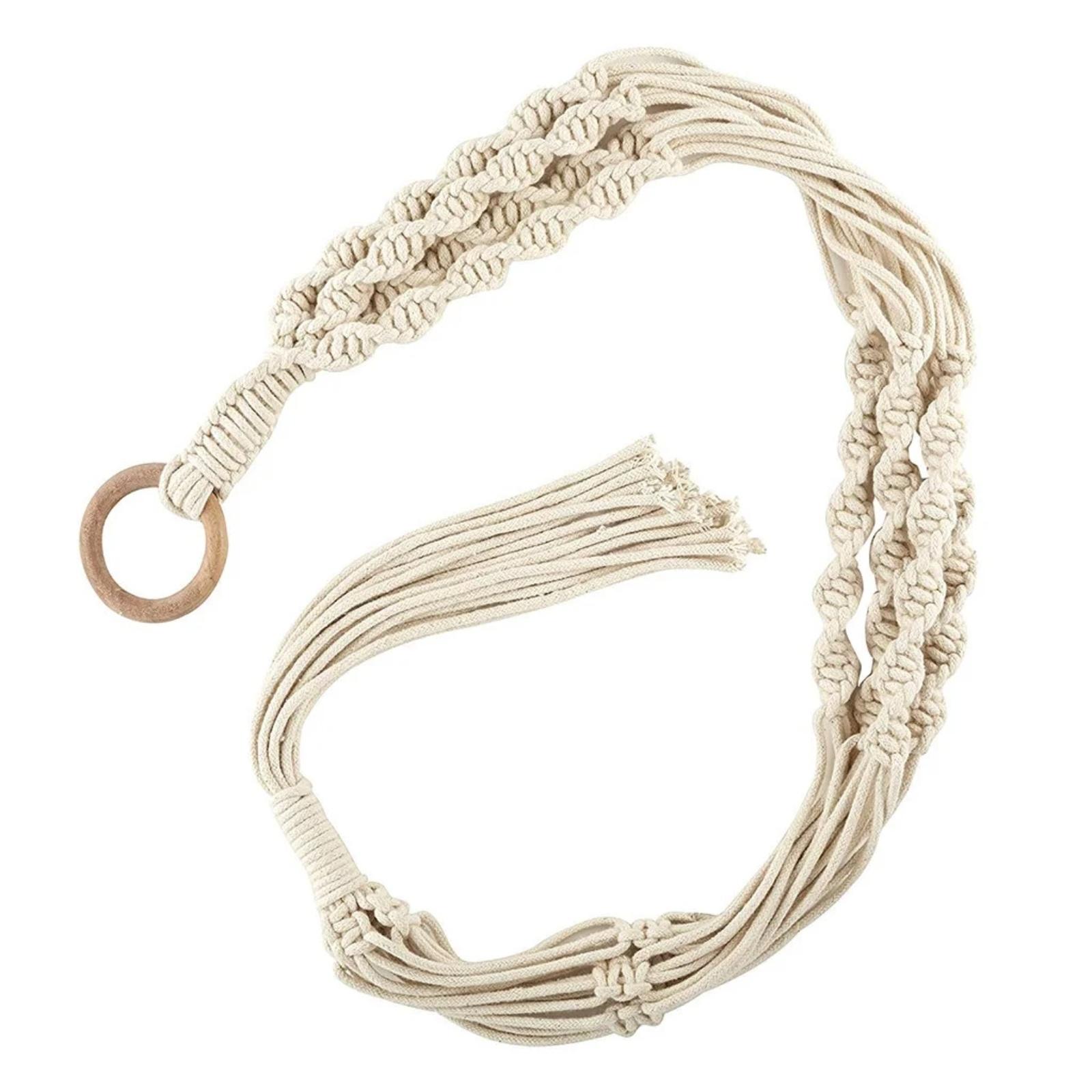 

Вешалки для растений макраме, подвесная корзина, подвесной держатель для растений, богемный декор, растение One Size