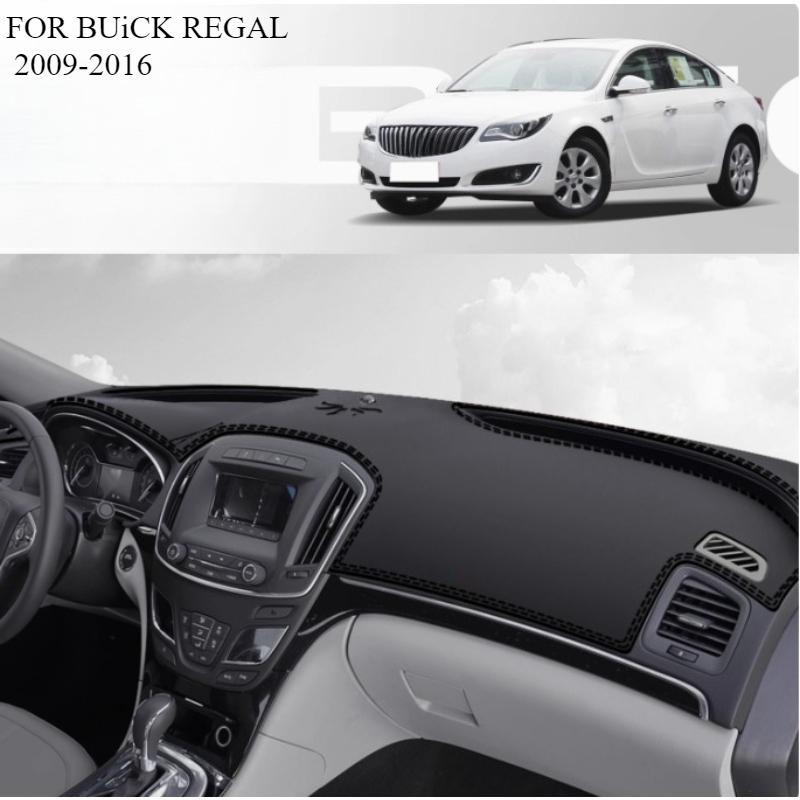 FOR BUiCK REGAL 2009-2016 Car Dash Mat Dashmat Dashboard Mat Cover Sun Shade Dash Board Cover Carpet Accessories