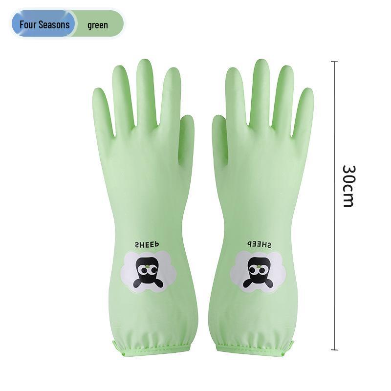 

Скидка для новичков: Мягкие, водонепроницаемые, нескользящие резиновые латексные перчатки для мытья посуды для женщин