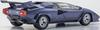 Kyosho Original Lamborghini Countach LP5000 Quattrovalvole Dark Blue Finished Model KS08320DBL 1/18