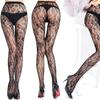 Sexy Frauen weiche atmungsaktive Spinne Blatt Blume Strümpfe Strumpfhosen hohle Strumpfhosen