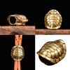 Metal Tortoiseshell Charm Pendant for Handmade Bracelets and Necklaces Large Hole Braiding Artistic Collectibles