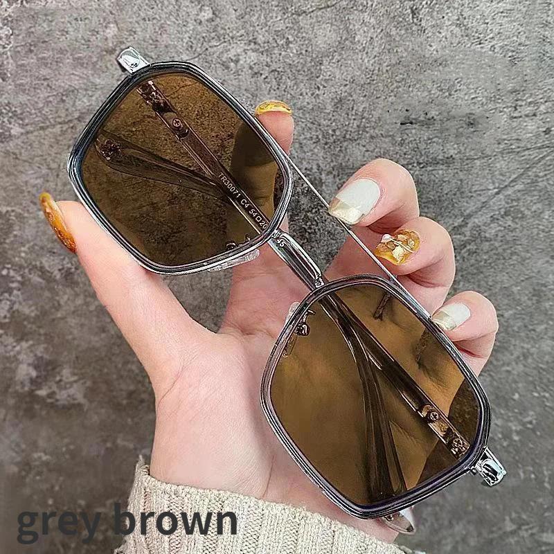 

Новинка 2024 года, двухлучевые фотохромные очки для близорукости, винтажные антибликовые очки для близорукости, женские очки для близорукости -3.0