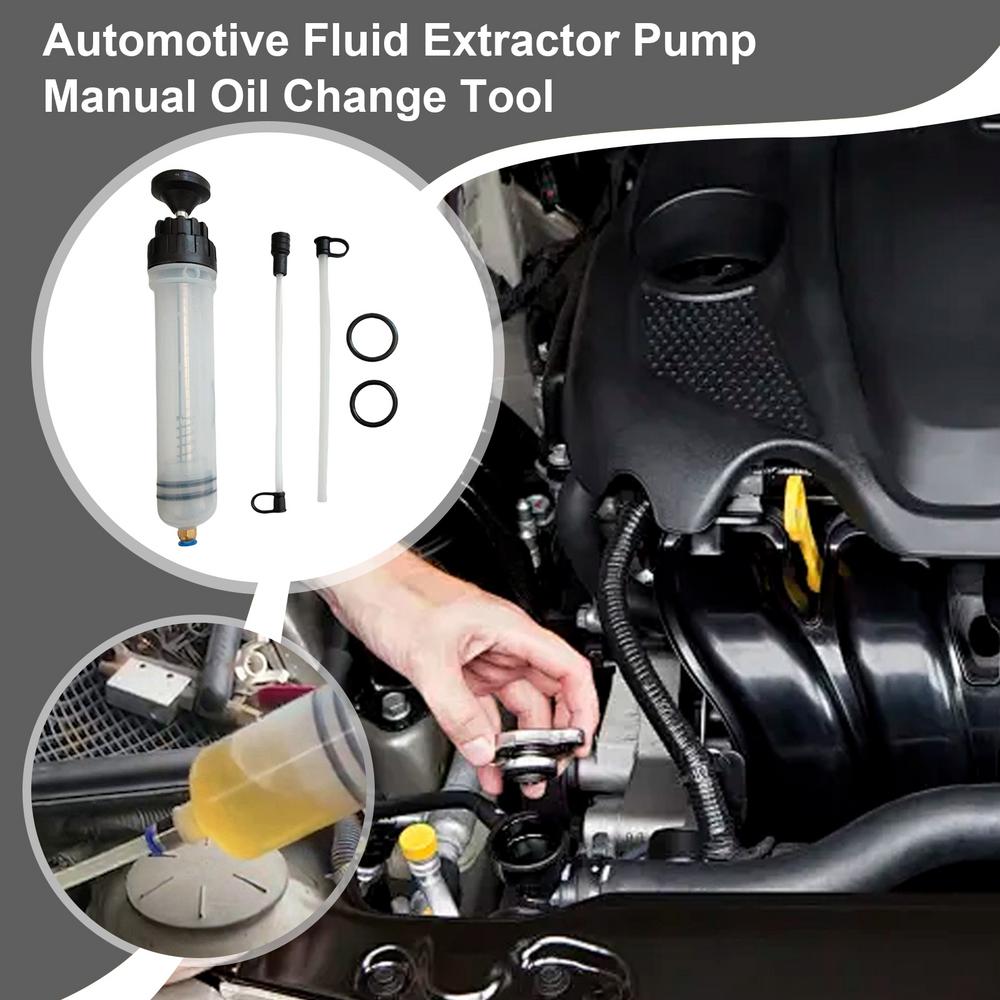 Pompa Estrattore Olio Auto 500cc Aspirazione Olio Sterzo Estrattore Fluido Estrazione Manuale Automobilistica Siringa Aspirazione Per Minivan