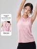 Hollow-Back Mesh Yoga Top with Bamboo Yarn, Quick-Dry Fitness Cover-Up, Women's Open Back Round Neck Sports Tee