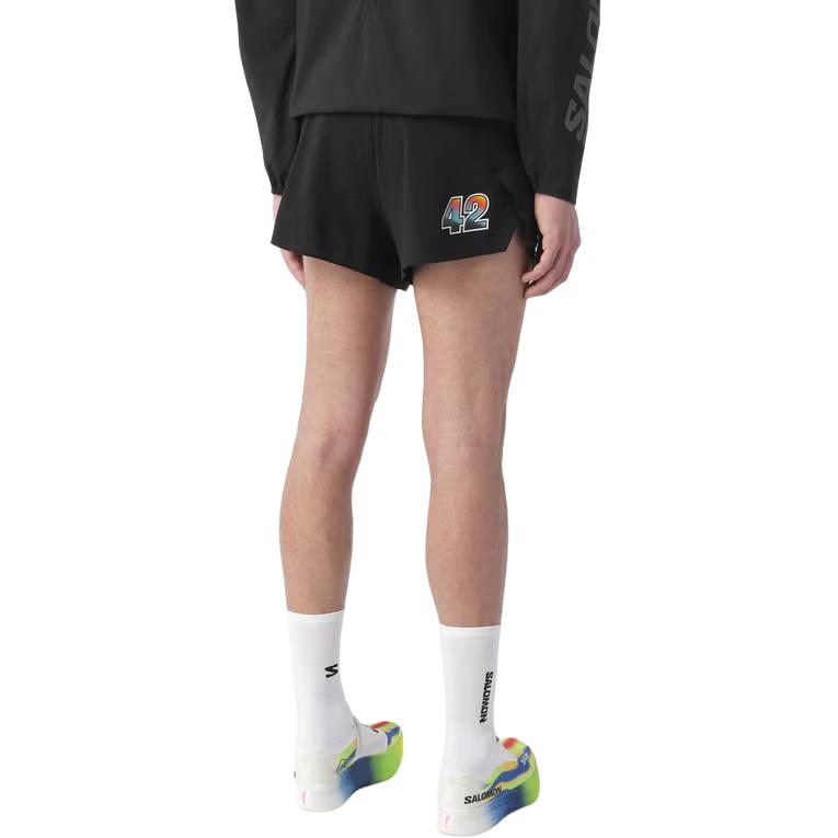 SALOMON X LArt De LAutomobile Collaboration Quick-Dry Breathable Slim Fit Running Shorts Men Shorts LC3030000