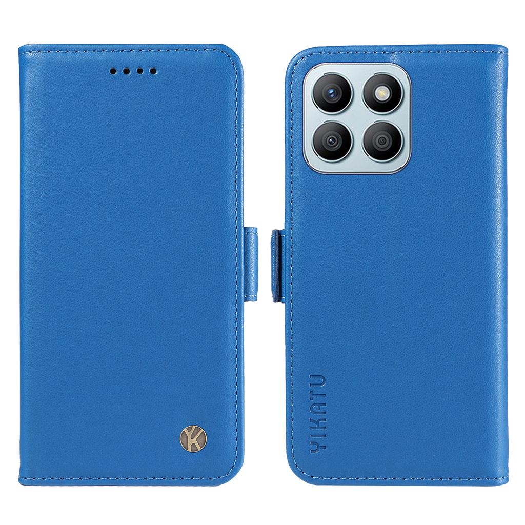 YIKATU YK-003 For Honor X8b 4G Phone Case Side Magnetic Clasp Wallet Cover