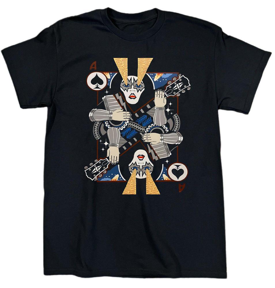 Ace Frehley Chritsmas T Shirt S5XL Heavy Cotton Black Gift For Fans MM089 Unisex T-Shirt Graphic Tee XXL